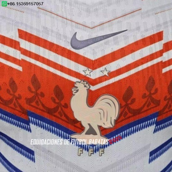 Nuevo Especial Jugadores Camiseta Francia 2026 Blanco Rojo Baratas