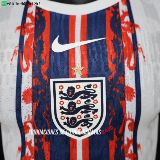 Nuevo Especial Jugadores Camiseta Inglaterra 2026 Blanco Rojo Baratas