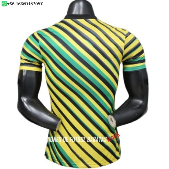 Nuevo Especial Jugadores Camiseta Jamaica 2026 Amarillo Verde Baratas