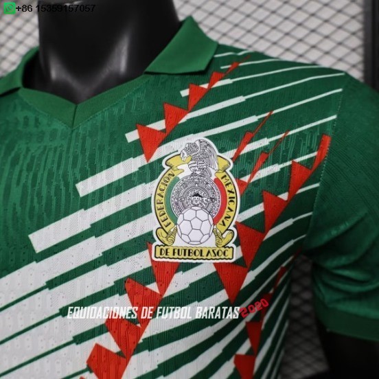 Nuevo Especial Jugadores Camiseta Mexico 2026 Verde Blanco Rojo Baratas