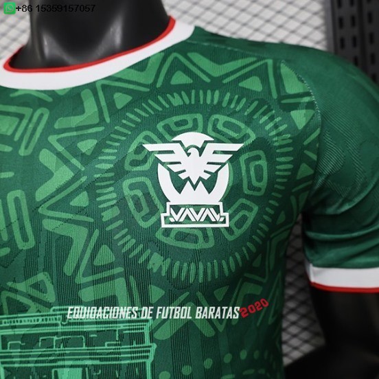 Nuevo Especial Jugadores Camiseta Mexico 2026 Verde I Blanco Baratas