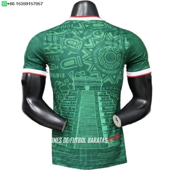 Nuevo Especial Jugadores Camiseta Mexico 2026 Verde I Blanco Baratas