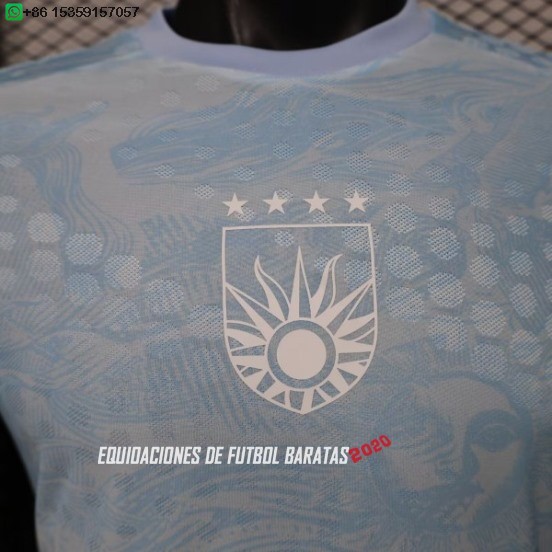 Nuevo Especial Jugadores Camiseta Uruguay 2026 Azul Baratas