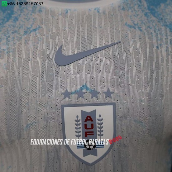 Nuevo Especial Jugadores Camiseta Uruguay 2026 Azul Blanco Baratas