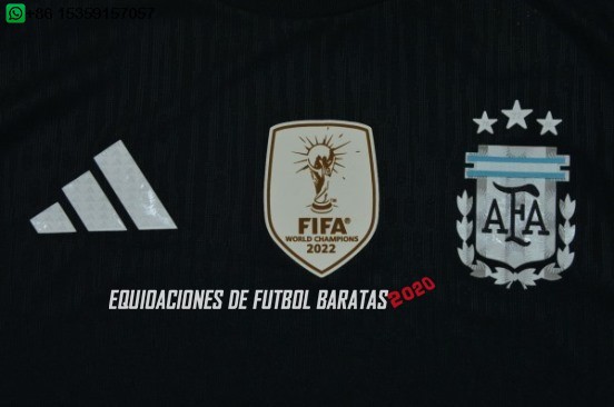 Nuevo Portero Jugadores Camiseta Argentina 2026 Negro Baratas