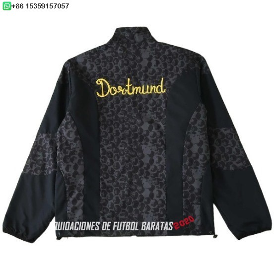 Nuevo Rompevientos Borussia Dortmund 25/26 Negro Baratas