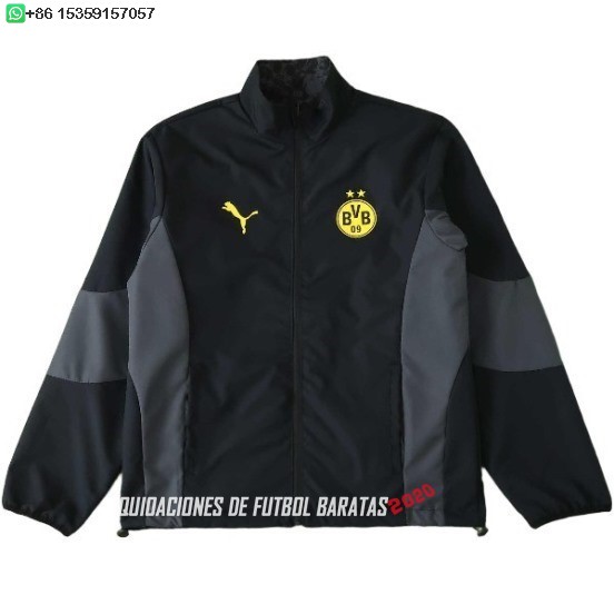 Nuevo Rompevientos Borussia Dortmund 25/26 Negro Baratas