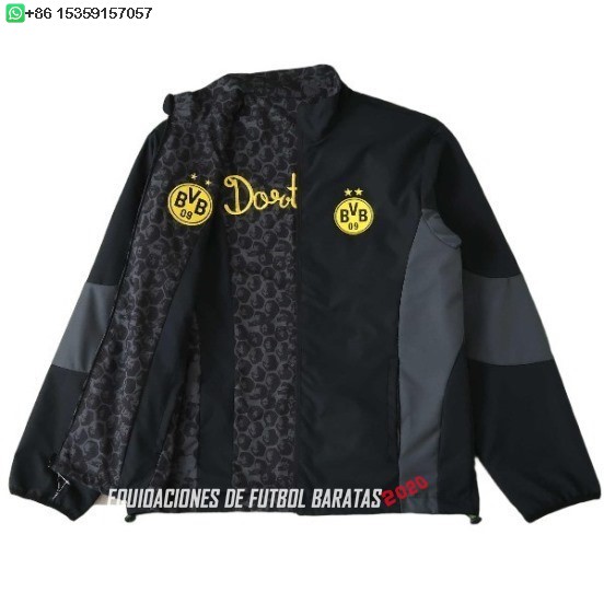 Nuevo Rompevientos Borussia Dortmund 25/26 Negro Baratas