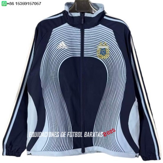 Nuevo Rompevientos Retro Argentina 2026 Azul Marino Baratas