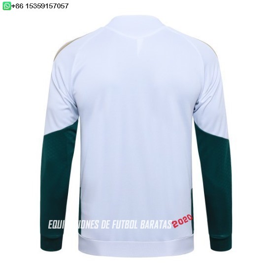 Nuevo Ropa Deportiva Con Cremallera Larga Italia 2026 Blanco Verde Baratas