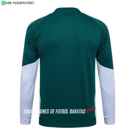 Nuevo Ropa Deportiva Con Cremallera Larga Italia 2026 Verde Blanco Baratas
