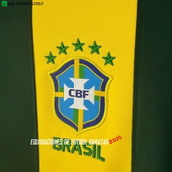 Nuevo Sudaderas Con Capucha Brasil Chandal 2026 Amarillo Verde Baratas
