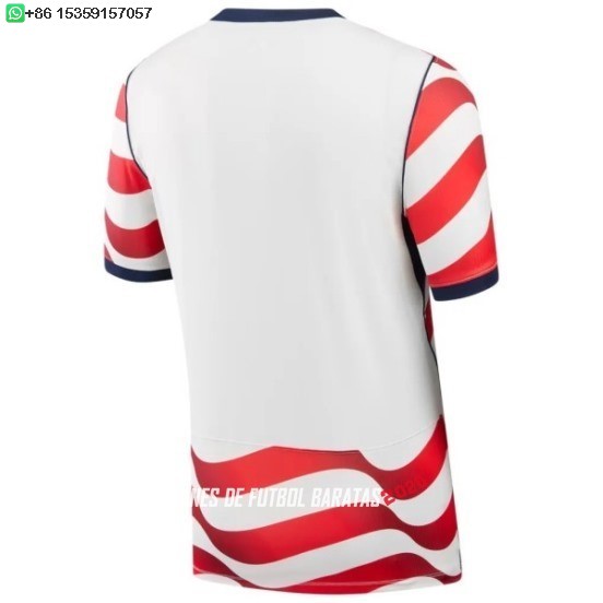 Nuevo Tailandia 1ª Camiseta Estados Unidos 2026 Rojo Blanco Baratas