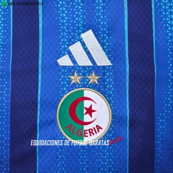 Nuevo Tailandia Especial Camiseta Argelia 2026 Azul Baratas