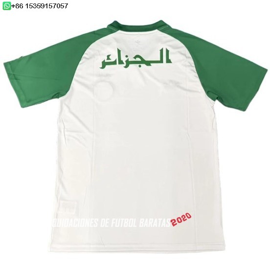 Nuevo Tailandia Especial Camiseta Argelia 2026 Blanco II Verde Baratas