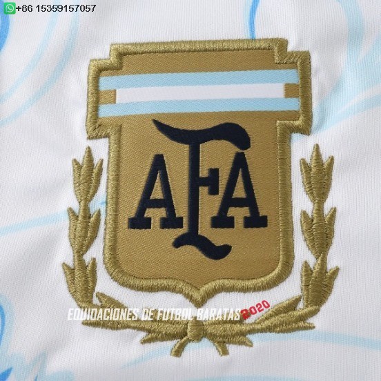 Nuevo Tailandia Especial Camiseta Argentina 2026 Blanco II Azul Baratas
