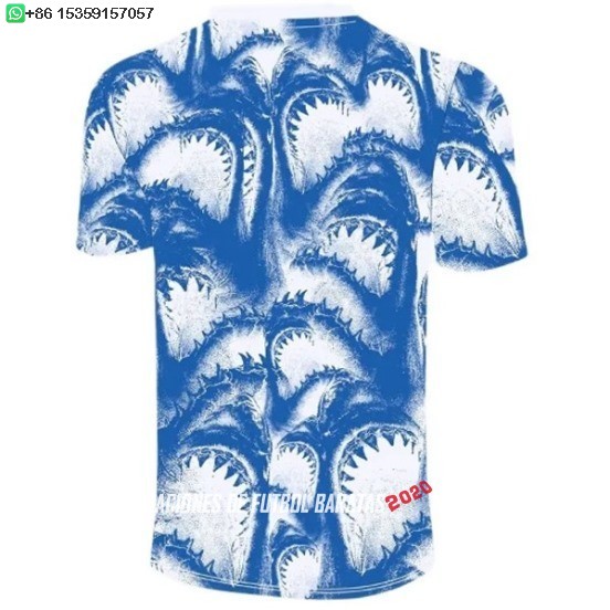Nuevo Tailandia Especial Camiseta Cabo Verde 2026 Azul Blanco Baratas