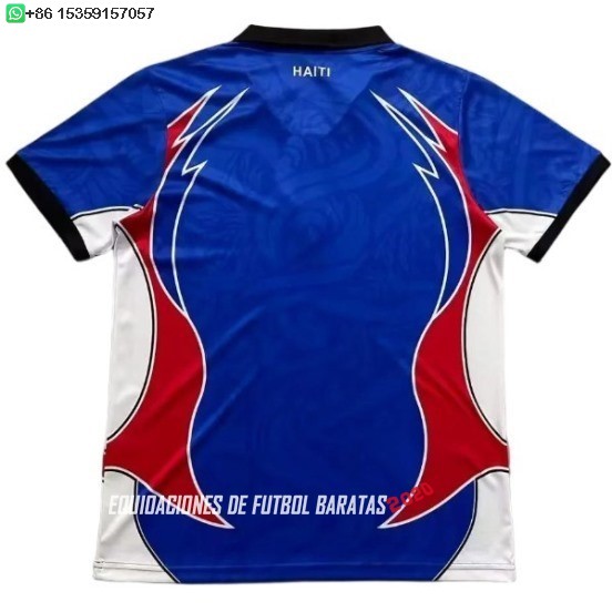 Nuevo Tailandia Especial Camiseta Haití 2026 Azul Rojo Baratas