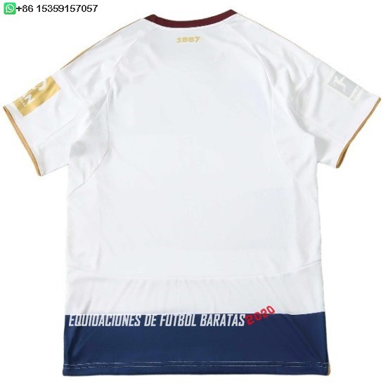 Nuevo Tailandia Especial Camiseta Hamburgo S.V. 25/26 Blanco Azul Baratas