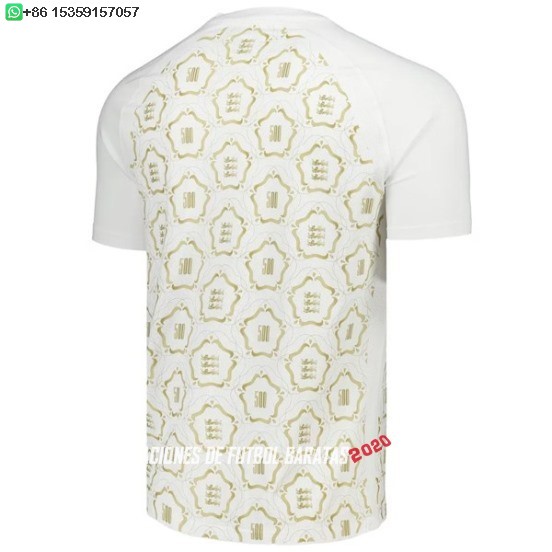Nuevo Tailandia Especial Camiseta Inglaterra 2026 Blanco Amarillo Baratas