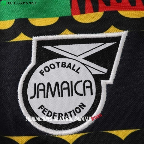 Nuevo Tailandia Especial Camiseta Jamaica 2026 Negro Amarillo Baratas