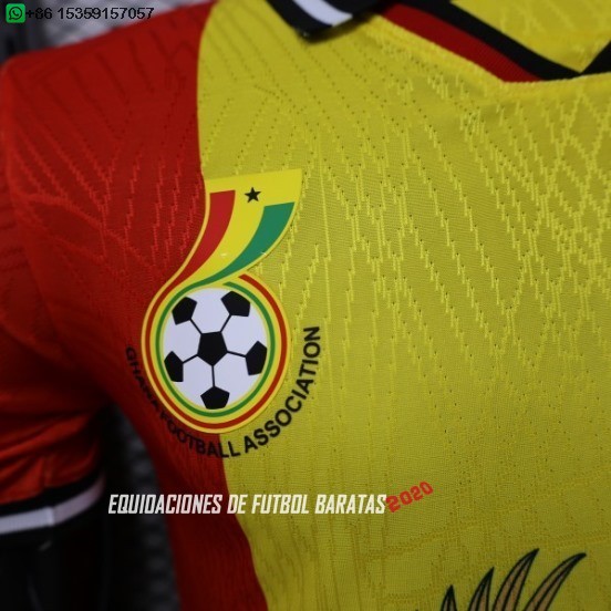 Nuevo Tailandia Especial Jugadores Camiseta Ghana 2026 Amarillo Rojo Verde Baratas