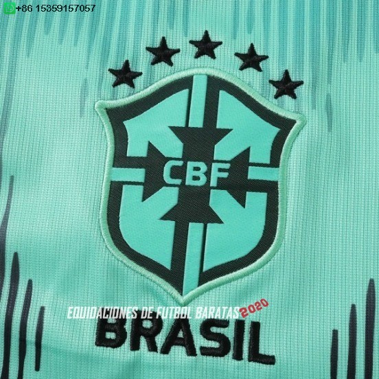 Nuevo Tailandia Portero Camiseta Brasil 2026 Verde Baratas