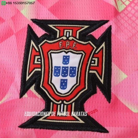 Nuevo Tailandia Portero Camiseta Portugal 2026 I Rosa Baratas