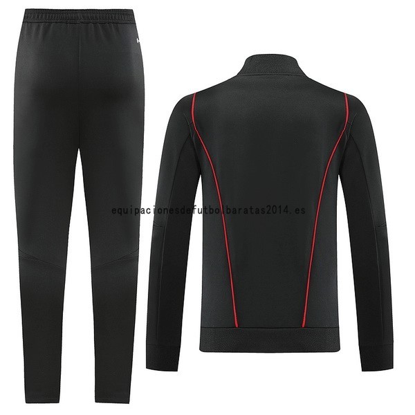 Nuevo Conjunto Completo Ropa Deportiva Con Cremallera Larga Alemania 2022 Negro Baratas