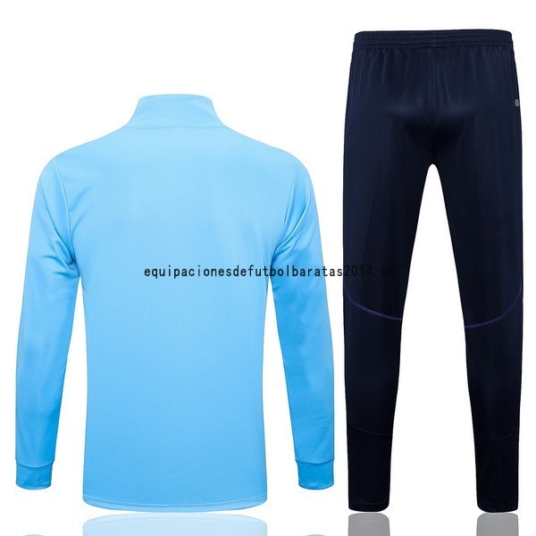 Nuevo Conjunto Completo Ropa Deportiva Con Cremallera Larga Argentina 2022 Azul Baratas