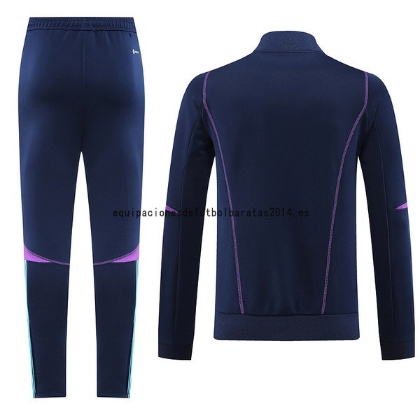 Nuevo Conjunto Completo Ropa Deportiva Con Cremallera Larga Argentina 2022 Azul Marino Baratas