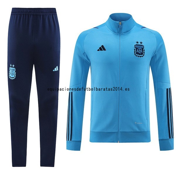 Nuevo Conjunto Completo Ropa Deportiva Con Cremallera Larga Argentina 2022 I Azul Baratas
