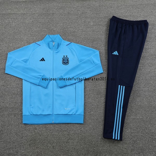 Nuevo Conjunto Completo Ropa Deportiva Con Cremallera Larga Argentina 2022 I Azul Baratas