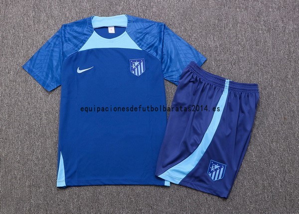Nuevo Entrenamiento Conjunto Completo Atlético Madrid 22/23 I Azul Baratas