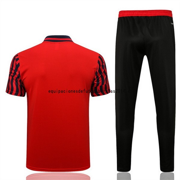 Nuevo Conjunto Completo Polo Bayern Múnich 22/23 Rojo I Negro Baratas