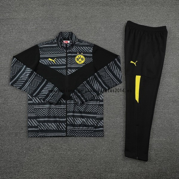 Nuevo Chandal Borussia Dortmund 22/23 Negro Amarillo Gris Baratas