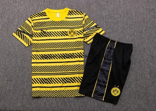 Nuevo Entrenamiento Conjunto Completo Borussia Dortmund 22/23 Amarillo Negro Baratas