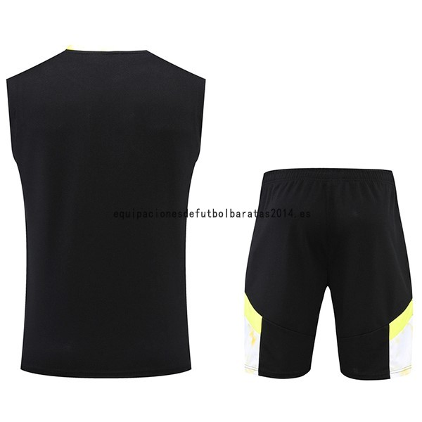 Nuevo Entrenamiento Sin Mangas Conjunto Completo Borussia Dortmund 22/23 Amarillo Negro Baratas