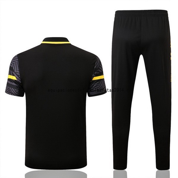 Nuevo Conjunto Completo Polo Borussia Dortmund 22/23 Negro I Amarillo Baratas