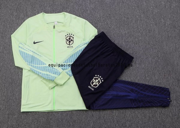 Nuevo Chaqueta Brasil 2022 Verde Claro Baratas