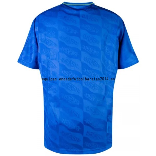 Nuevo 2ª Camiseta Brasil Retro 1991 1993 Azul Baratas