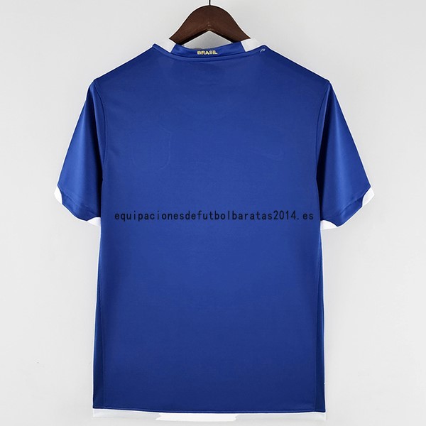 Nuevo 2ª Camiseta Brasil Retro 2006 Azul Baratas