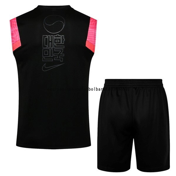 Nuevo Entrenamiento Sin Mangas Conjunto Completo Corea 22/23 Negro Baratas