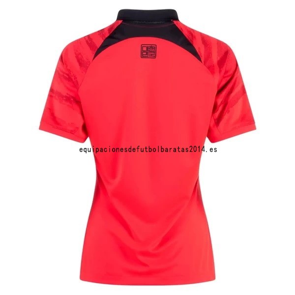 Nuevo 1ª Camiseta Mujer Corea 2022 Rojo Baratas
