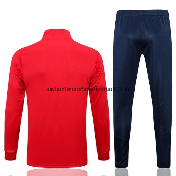Nuevo Conjunto Completo Ropa Deportiva Con Cremallera Larga España 2022 Rojo I Azul Baratas