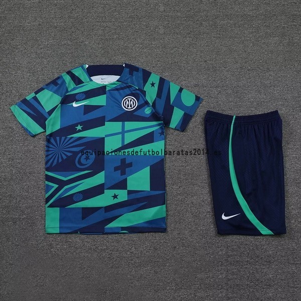 Nuevo Entrenamiento Conjunto Completo Inter Milán 2022 2023 Verde Baratas