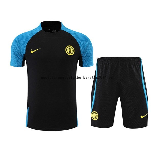 Nuevo Entrenamiento Conjunto Completo Inter Milán 22/23 Azul Negro Baratas