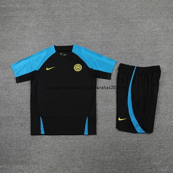 Nuevo Entrenamiento Conjunto Completo Inter Milán 22/23 Azul Negro Baratas