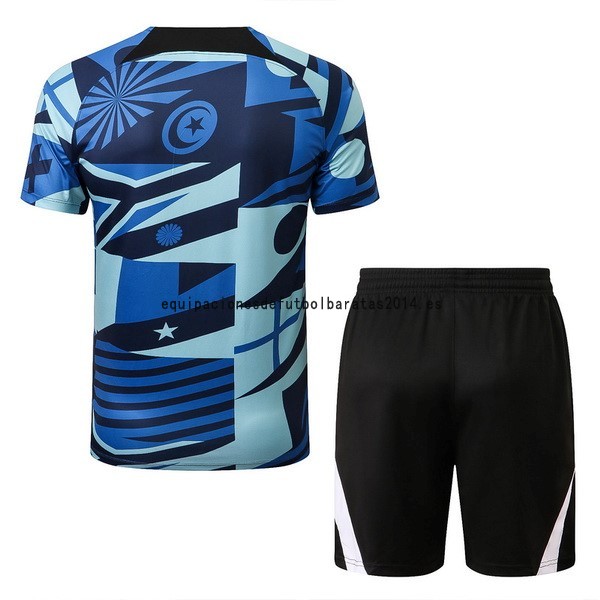 Nuevo Entrenamiento Conjunto Completo Inter Milán 22/23 Azul Verde Negro Baratas