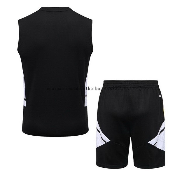 Nuevo Entrenamiento Sin Mangas Conjunto Completo Juventus 2022 2023 Negro Blanco Baratas